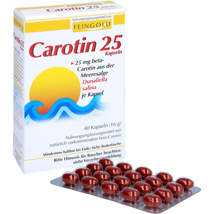 CAROTIN 25 Feingold, 40 St KAP