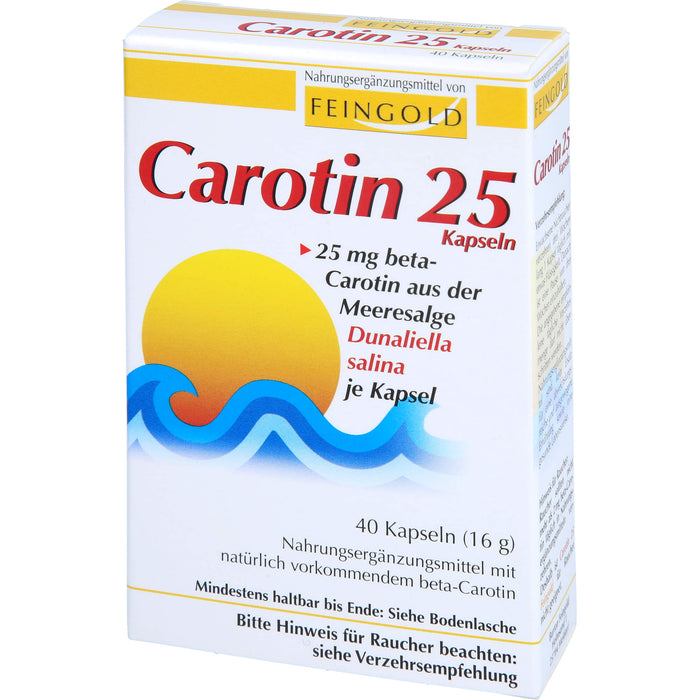 CAROTIN 25 Feingold, 40 St KAP