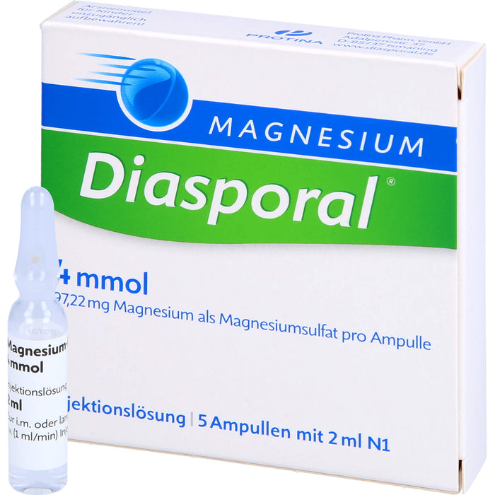 Magnesium-Diasporal Injektionslösung, 5 St. Ampullen