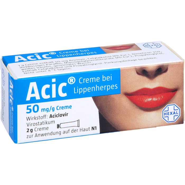 Acic Creme bei Lippenherpes, 2 g Cream