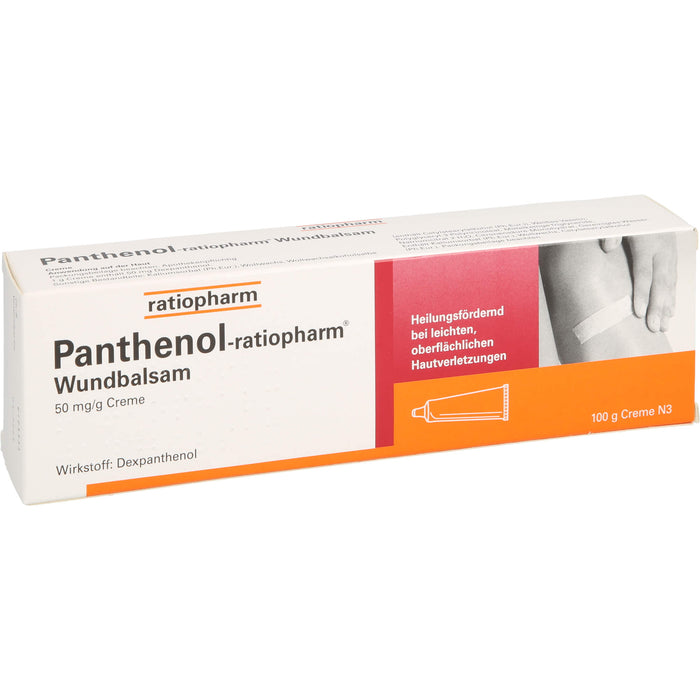 Panthenol-ratiopharm Wundbalsam heilungsfördernde Creme, 100 g Cream