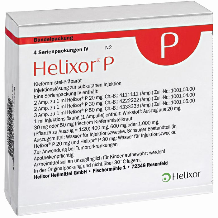 Helixor P Serienpackung IV, 28 pc Ampoules