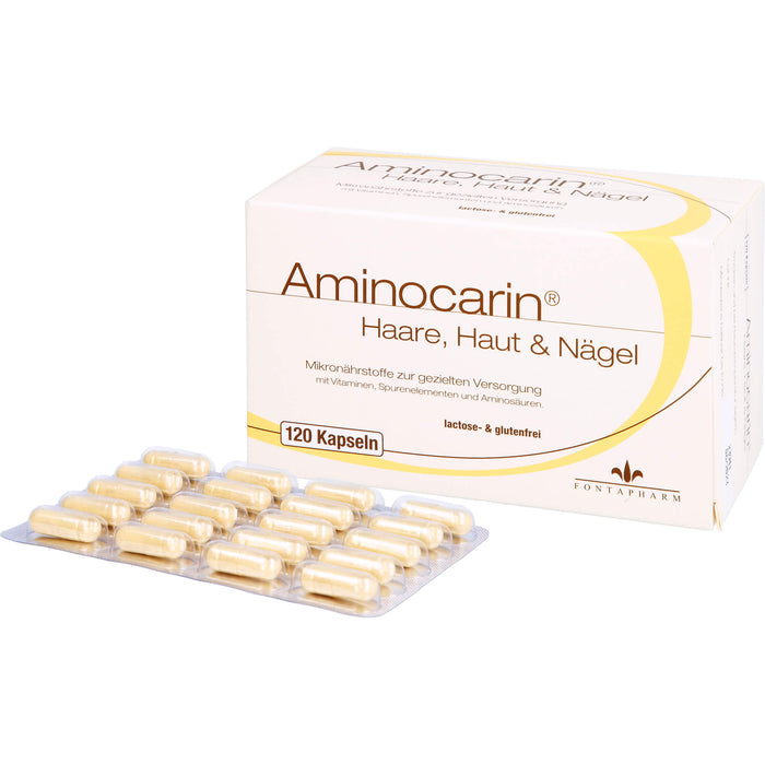 Aminocarin Haare, Haut & Nägel Kapseln, 120 pc Capsules