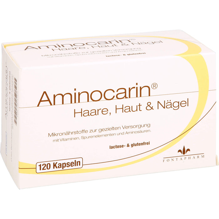 Aminocarin Haare, Haut & Nägel Kapseln, 120 pcs. Capsules