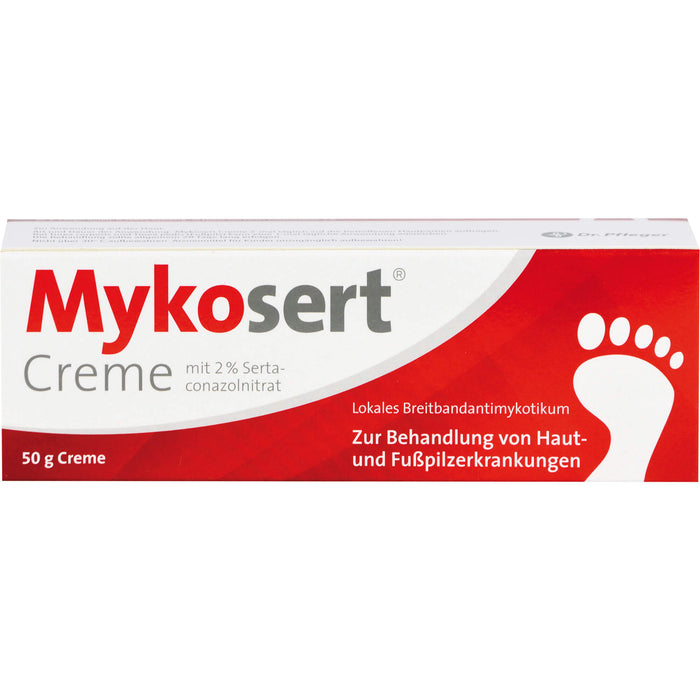 Mykosert Creme bei Haut- und Fußpilz, 50 g Cream