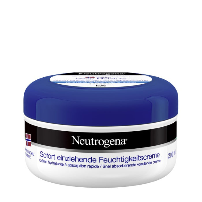 Neutrogena Norwegische Formel sofort einziehende Feuchtigkeitscreme, 200 ml Creme