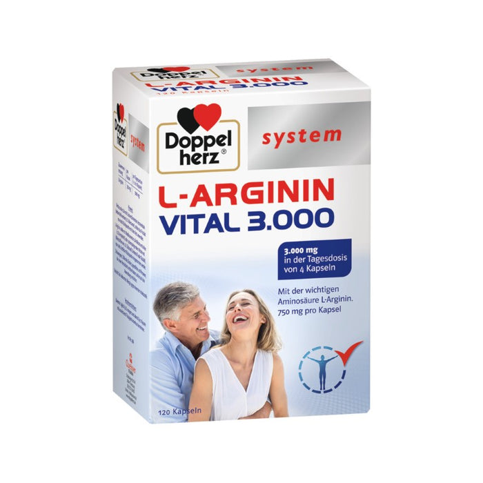 Doppelherz system L-ARGININ VITAL 3.000, 120 St. Kapseln