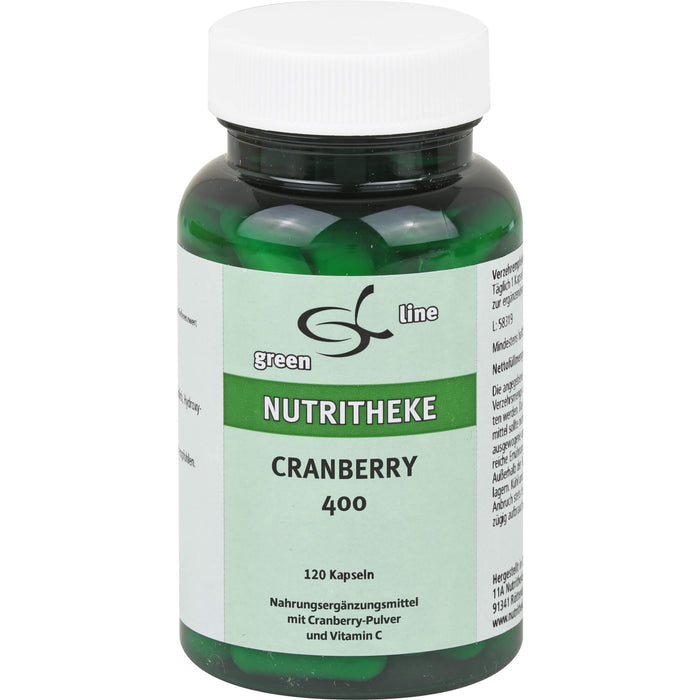 green line NUTRITHEKE Cranberry 400 Kapseln, 120 St. Kapseln