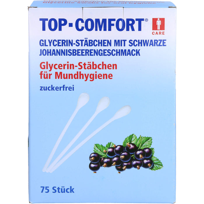 Mundpflegestäbchen schwarze Johannisbeere, 25X3 St STB