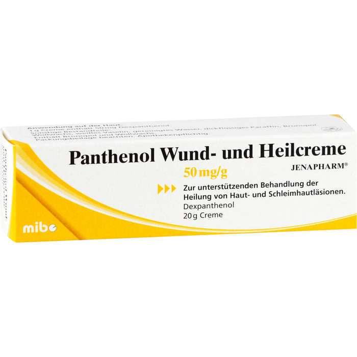 Panthenol Wund- und Heilcreme JENAPHARM, 20 g Cream