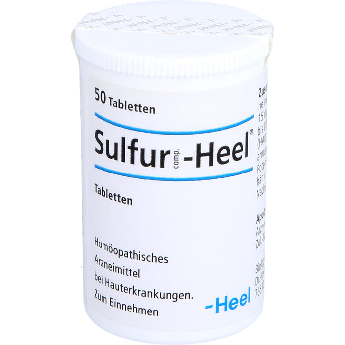 Sulfur comp.-Heel Tabletten bei Hauterkrankungen, 50 St. Tabletten