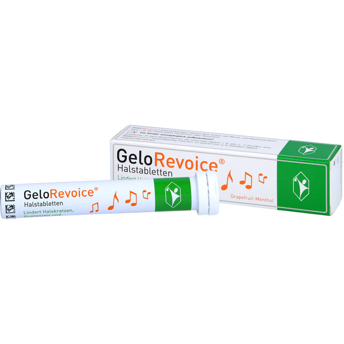 GeloRevoice Halstabletten Grapefruit-Menthol, 20 St. Tabletten