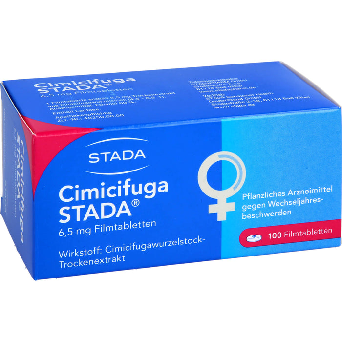 Cimicifuga STADA Tabletten gegen Wechseljahresbeschwerden, 100 pc Tablettes