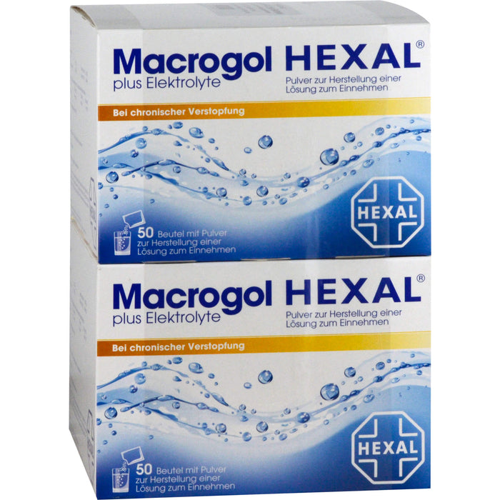 Macrogol HEXAL plus Elektrolyte, 100 pcs. Sachets