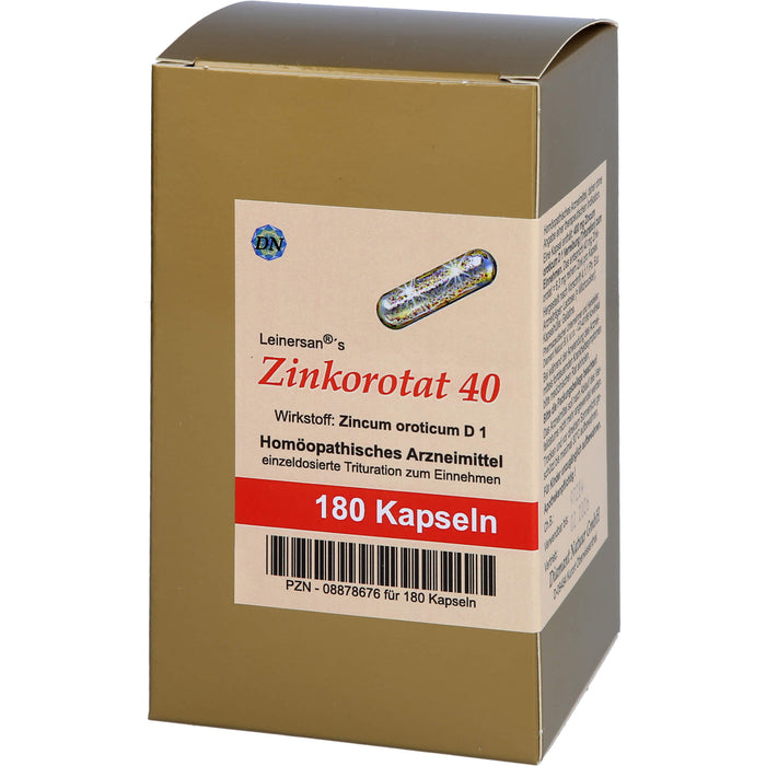 Zinkorotat 40 Leinersan Kaps., 180 St KAP