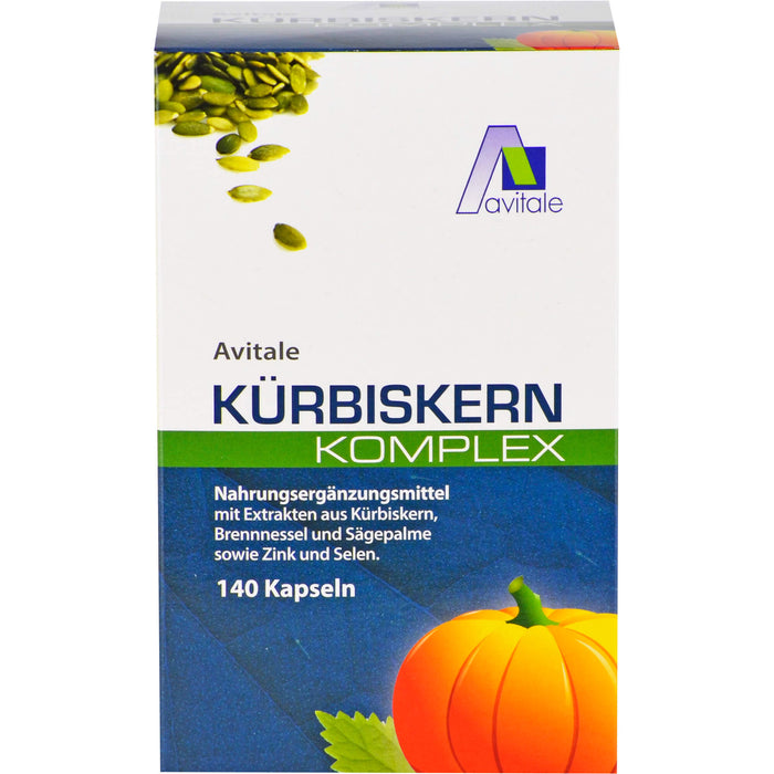 Avitale Kürbiskern Komplex Kapseln, 140 pcs. Capsules