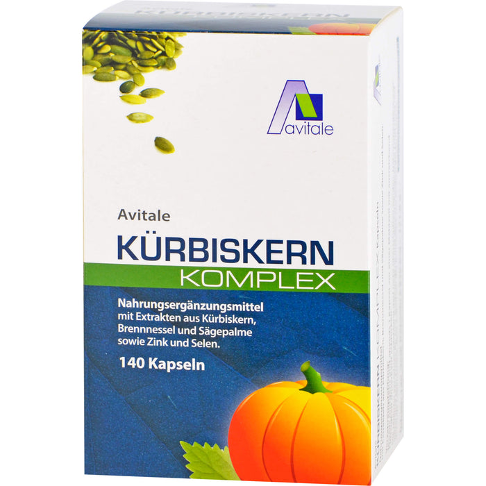 Avitale Kürbiskern Komplex Kapseln, 140 pcs. Capsules