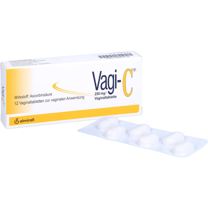 Vagi-C Vaginaltabletten, 12 pc Tablettes