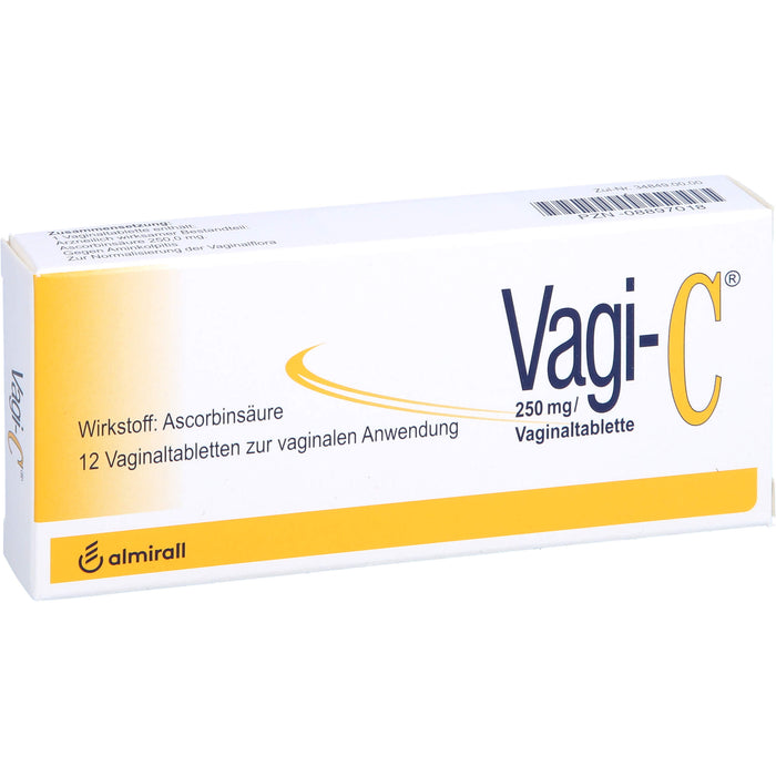 Vagi-C Vaginaltabletten, 12 pc Tablettes