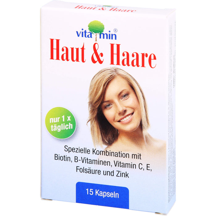 Vitamin Haut & Haare Kapseln, 15 St. Kapseln