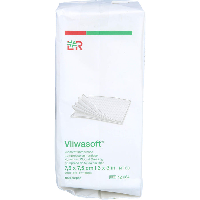 Vliwasoft Vliesstoffkompresse 7,5x7,5cm, 100 pc Compresses