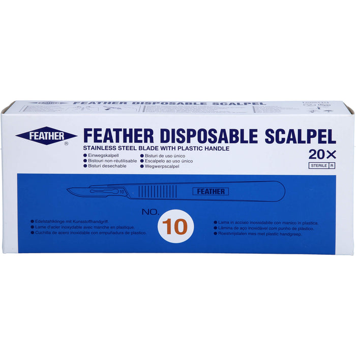 Skalpelle Einmal Fig. 10 Feather, 20 St