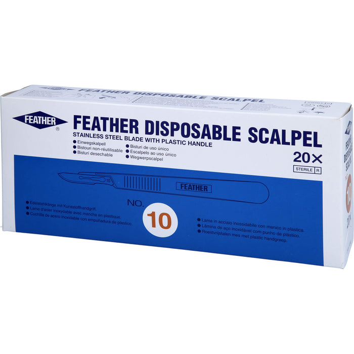 Skalpelle Einmal Fig. 10 Feather, 20 St