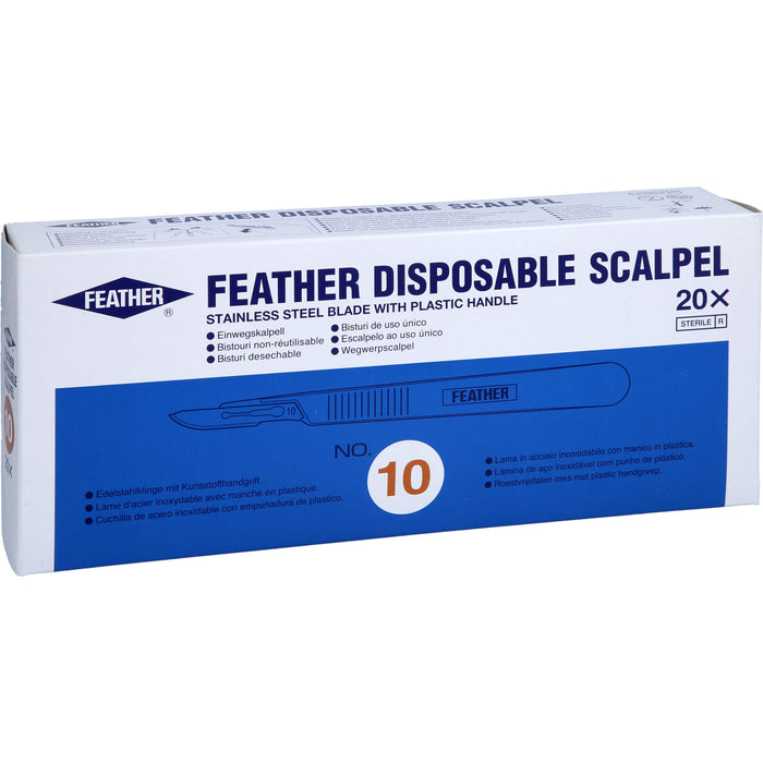 Skalpelle Einmal Fig. 10 Feather, 20 St