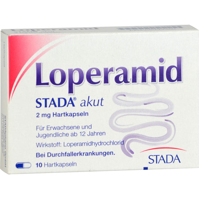 Loperamid STADA akut Hartkapseln, 10 pcs. Capsules