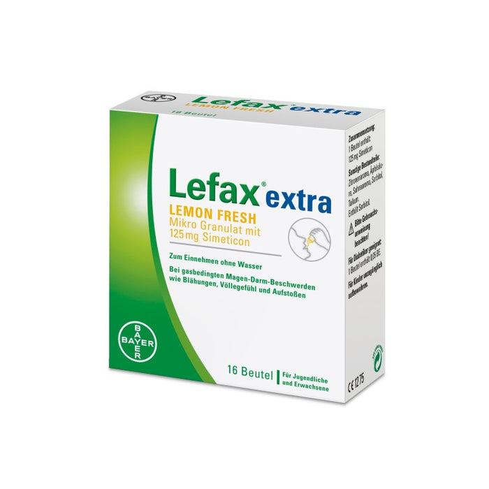 Lefax extra Lemon Fresh, 16 pc Sachets