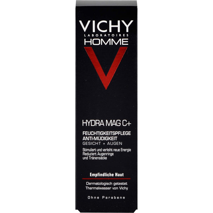 VICHY Homme Hydra Mag C+ Anti-Müdigkeit Feuchtigkeitspflege, 50 ml Cream