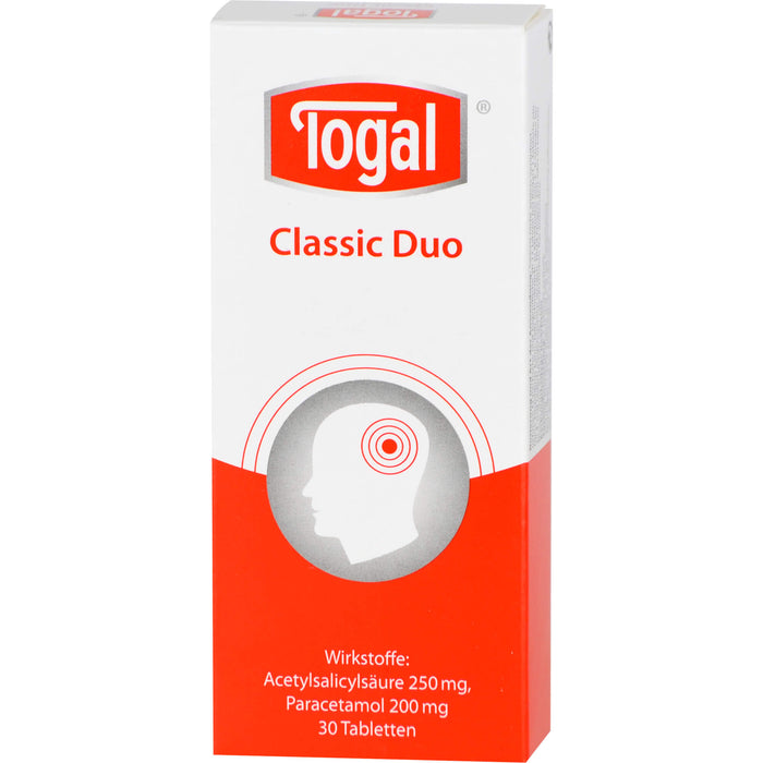 Togal Classic Duo Tabletten, 30 pc Tablettes