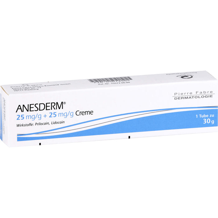 ANESDERM 25 mg/g + 25 mg/g Creme, 30 g Crème