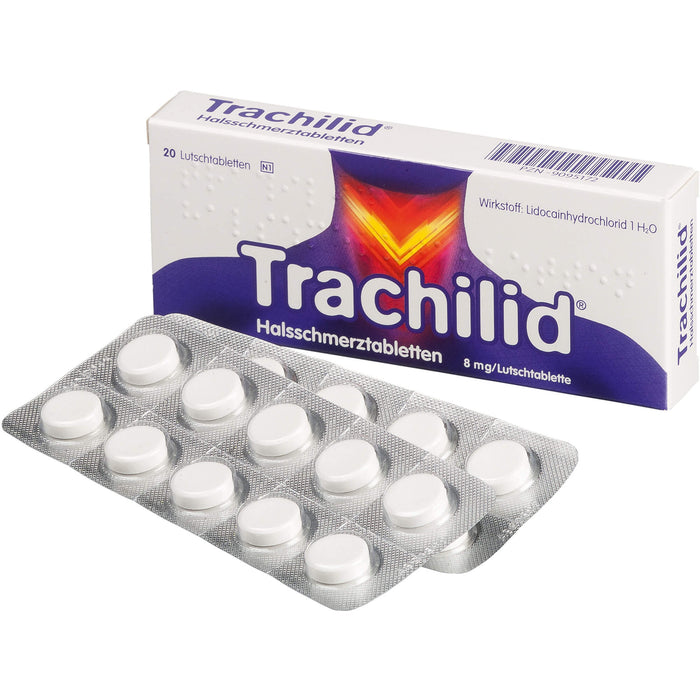 Trachilid Halsschmerztabletten, 20 pcs. Tablets