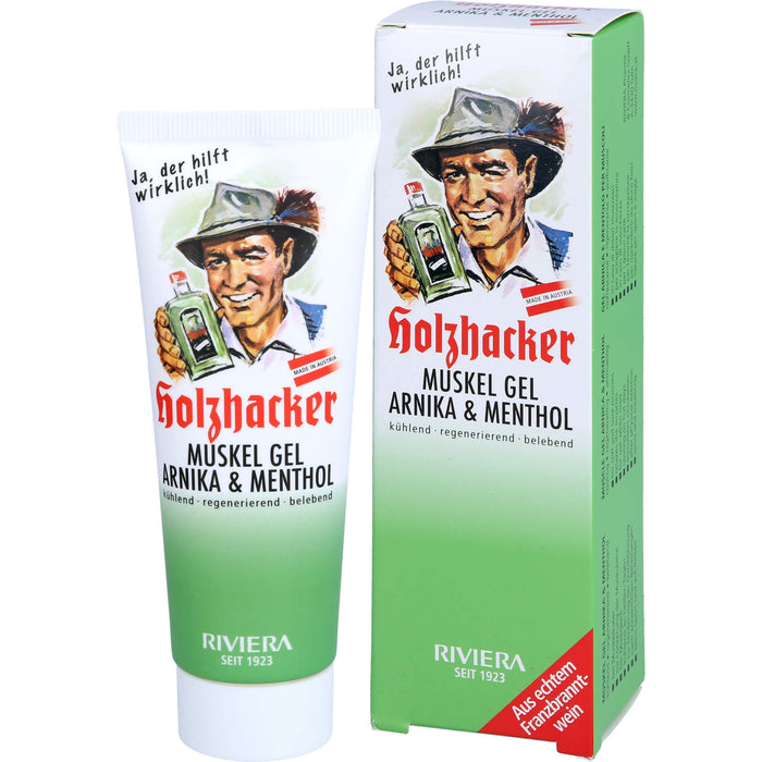 RIVIERA Holzhacker Franzbranntweingel, 75 ml Lösung