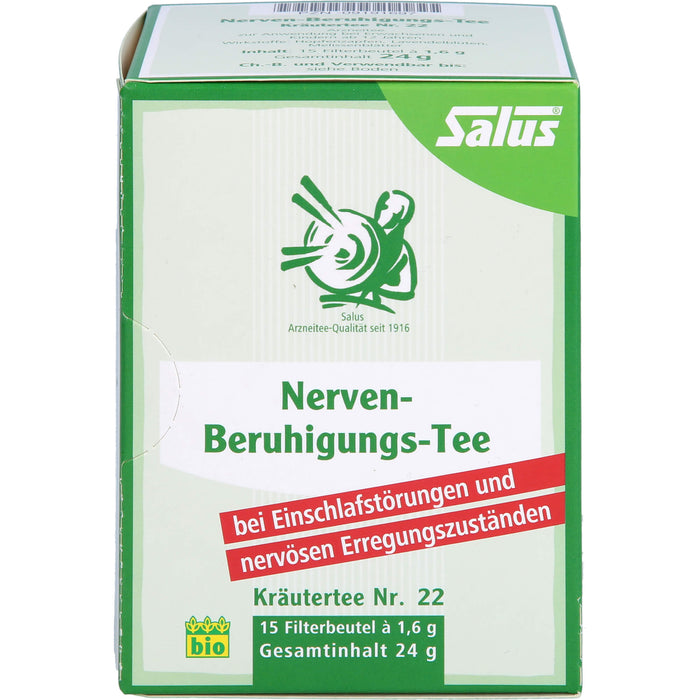 Nerven-Beruhigungs-Tee Kräutertee Nr. 22 bio Salus, 15 St FBE