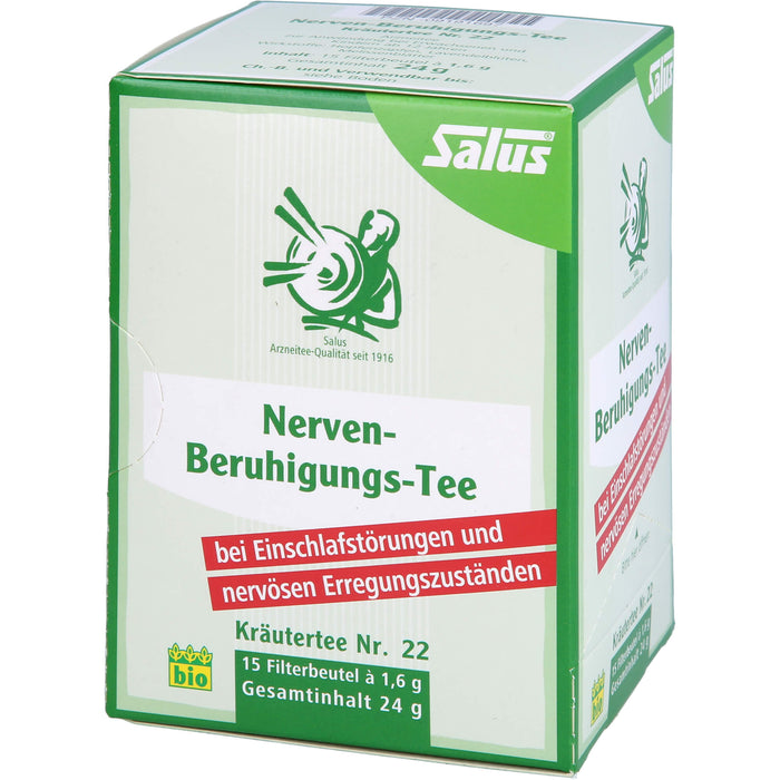 Nerven-Beruhigungs-Tee Kräutertee Nr. 22 bio Salus, 15 St FBE