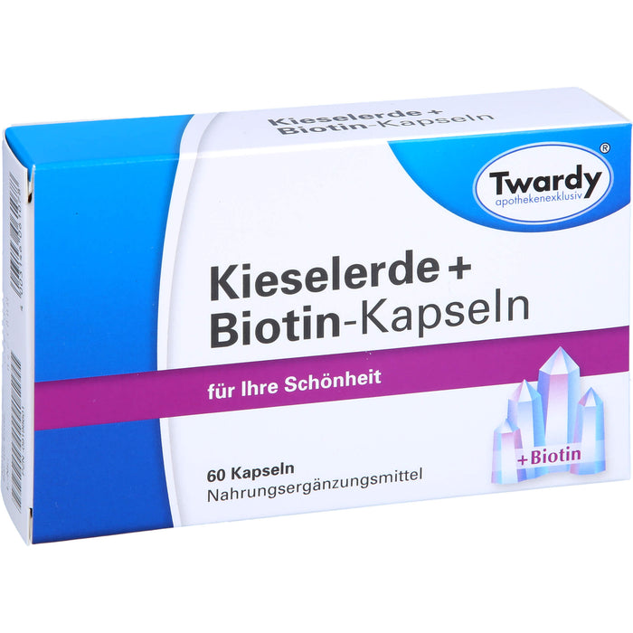 Twardy Kieselerde + Biotin-Kapseln für Ihre Schönheit, 60 pcs. Capsules