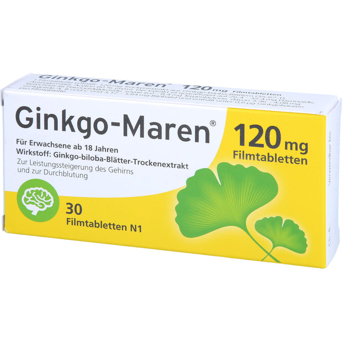 Ginkgo-Maren 120 mg Filmtabletten, 30 St FTA