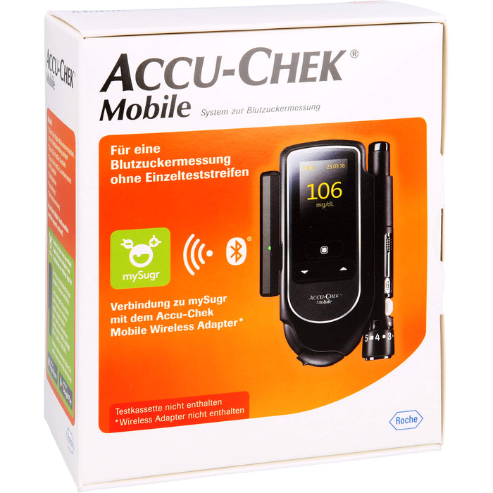 ACCU-CHEK Mobile Set mg/dl III für eine Blutzuckermessung ohne Einzelteststreifen, 1 St. Gerät