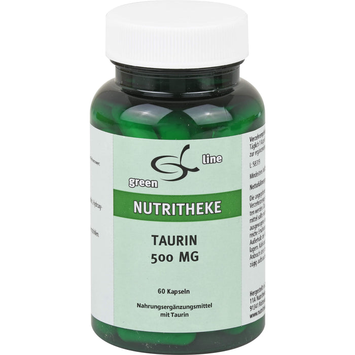 green line Nutritheke Taurin 500 mg Kapseln, 60 St. Kapseln