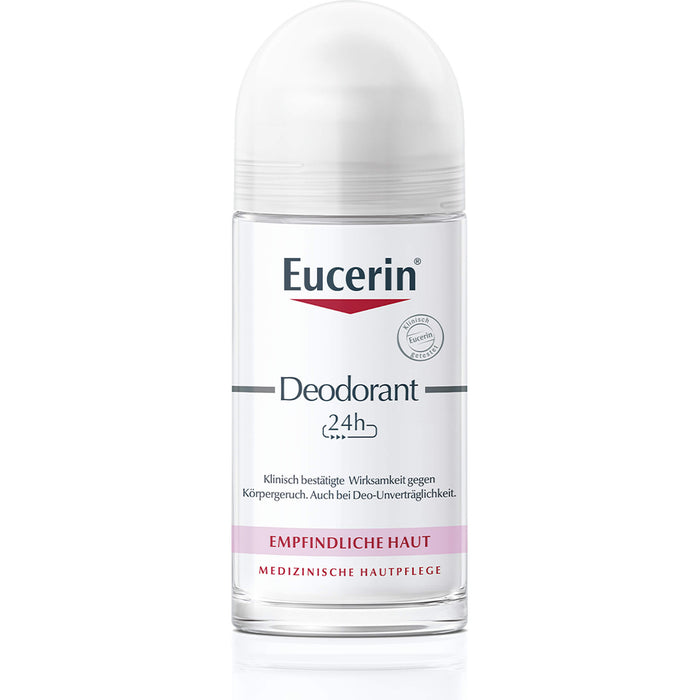 Eucerin Deodorant für empfindliche Haut 24 h Roll-on, 50 ml Solution