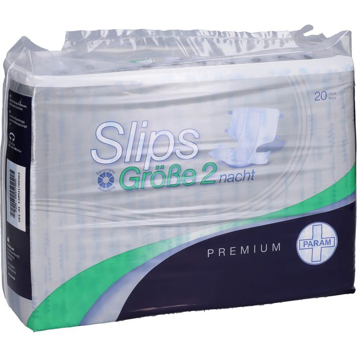 PARAM Slips Premium Nacht Größe 2, 20 pcs. Briefs