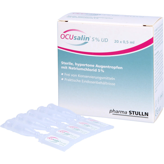 OCUsalin 5% UD, 20X0.5 ml ATR