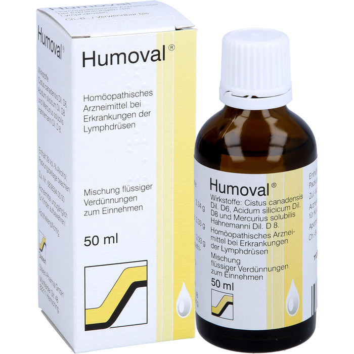 Humoval Mischung bei Erkrankungen der Lymphdrüsen, 50 ml Lösung