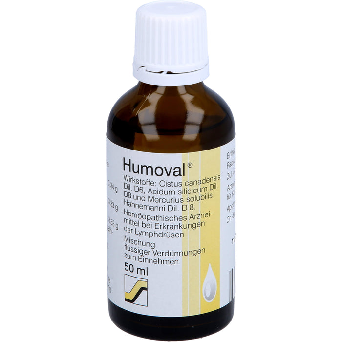 Humoval Mischung bei Erkrankungen der Lymphdrüsen, 50 ml Lösung