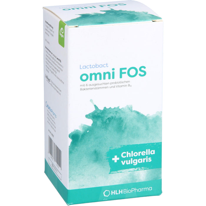 Lactobact omni FOS Kapseln - Die einzigartige Kombination aus der Chlorella vulgaris Alge und Probiotikum, 60 pcs. Capsules