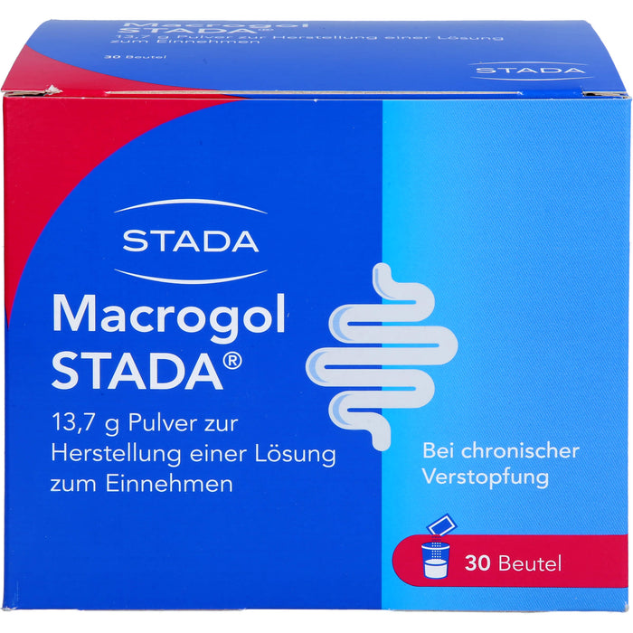 Macrogol STADA Pulver bei Verstopfungen, 30 pcs. Sachets