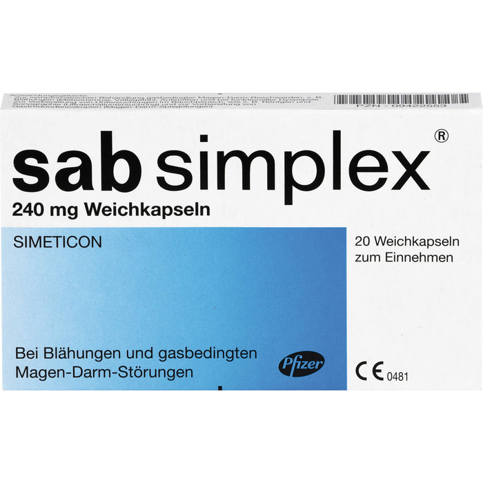 sab simplex 240 mg Weichkapseln, 20 pc Capsules