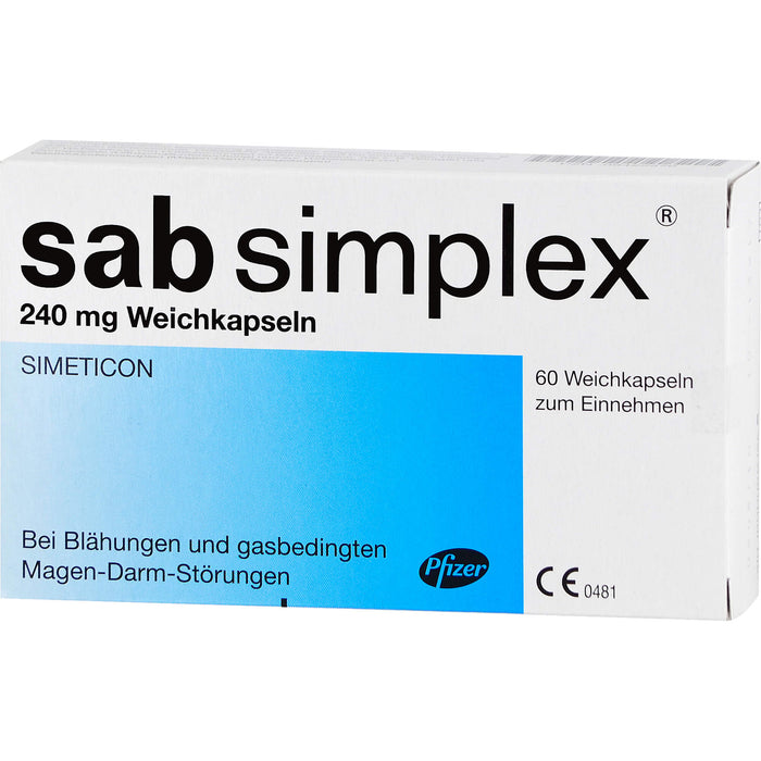 sab simplex 240 mg Weichkapseln, 60 pc Capsules